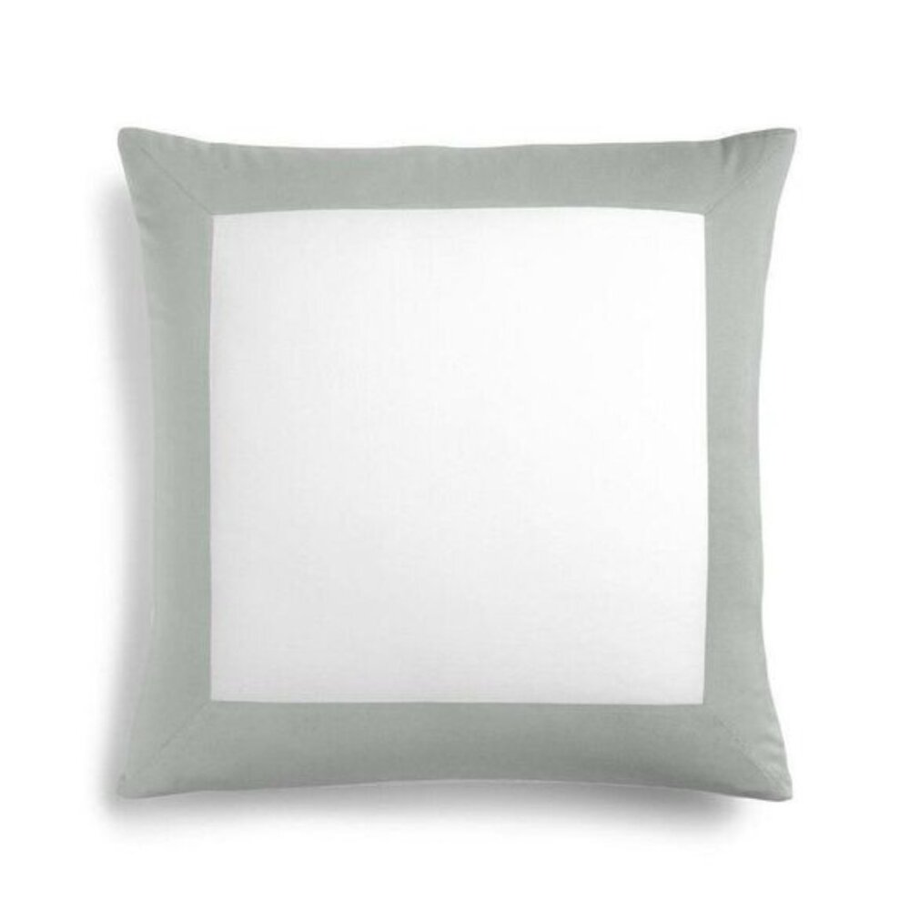 Charter Club Damask Designs Cotton Colorblock Euro Sham, Dove color